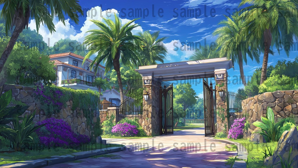 【194枚】リゾート地の風景 背景イラスト【著作権フリー素材】動画・TRPG背景画像