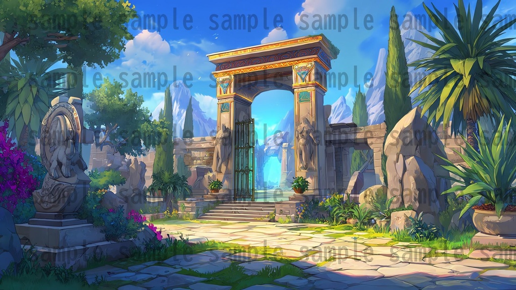 【164枚】古代ギリシャ神話RPG 背景イラスト【著作権フリー素材】