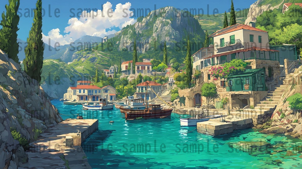 【164枚】古代ギリシャ神話RPG 背景イラスト【著作権フリー素材】