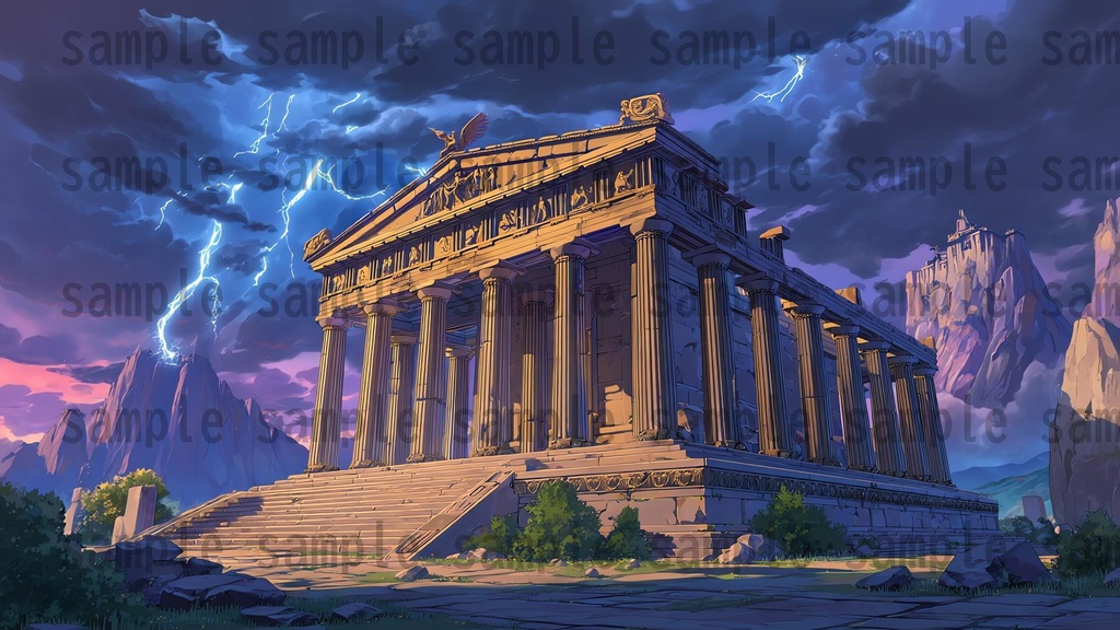 【164枚】古代ギリシャ神話RPG 背景イラスト【著作権フリー素材】