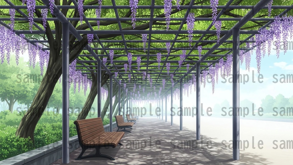 【161枚】公園の風景 背景イラスト【著作権フリー素材/ゲーム・動画背景素材】