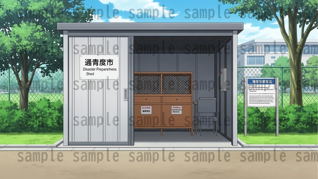 【161枚】公園の風景 背景イラスト【著作権フリー素材/ゲーム・動画背景素材】