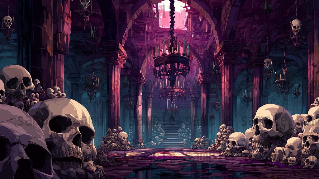 【234枚】ダンジョン・洞窟の風景 背景イラスト【著作権フリー素材/ファンタジー洞窟内画像】