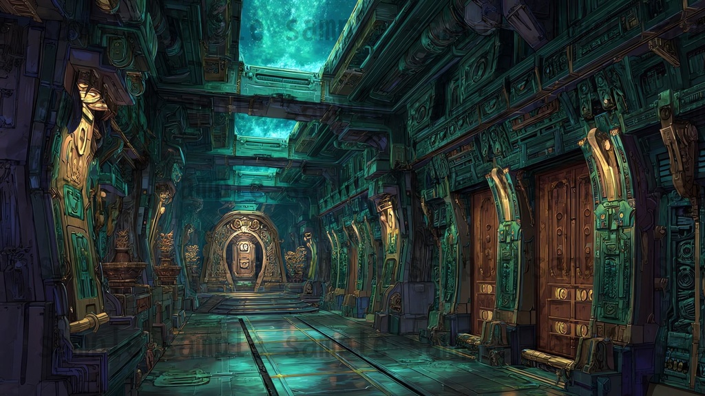 【234枚】ダンジョン・洞窟の風景 背景イラスト【著作権フリー素材/ファンタジー洞窟内画像】