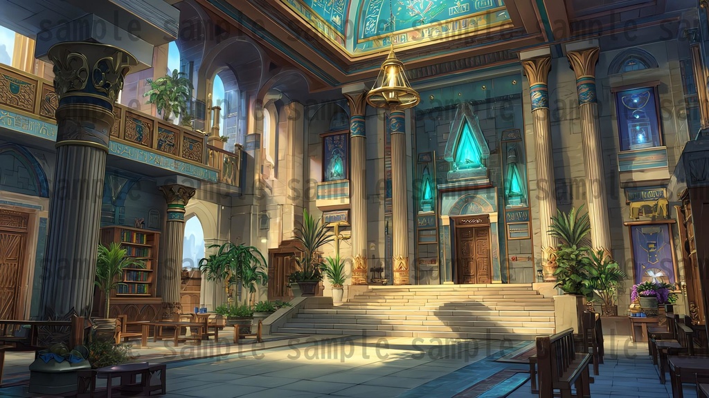 【288枚】古代エジプト ファンタジー背景イラスト【著作権フリー素材】