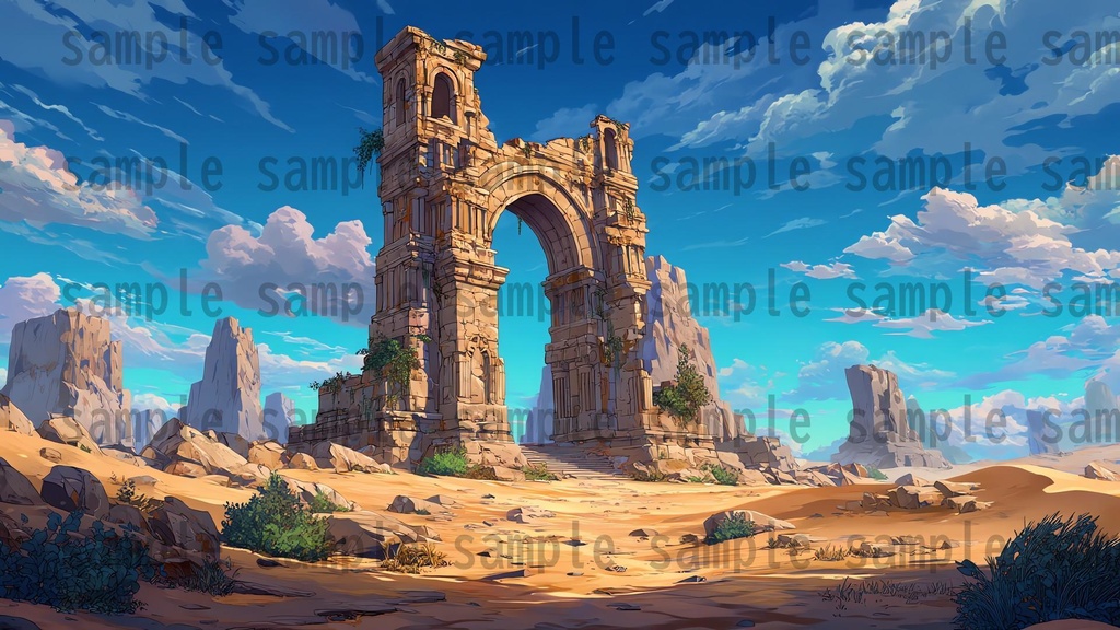 【288枚】古代エジプト ファンタジー背景イラスト【著作権フリー素材】