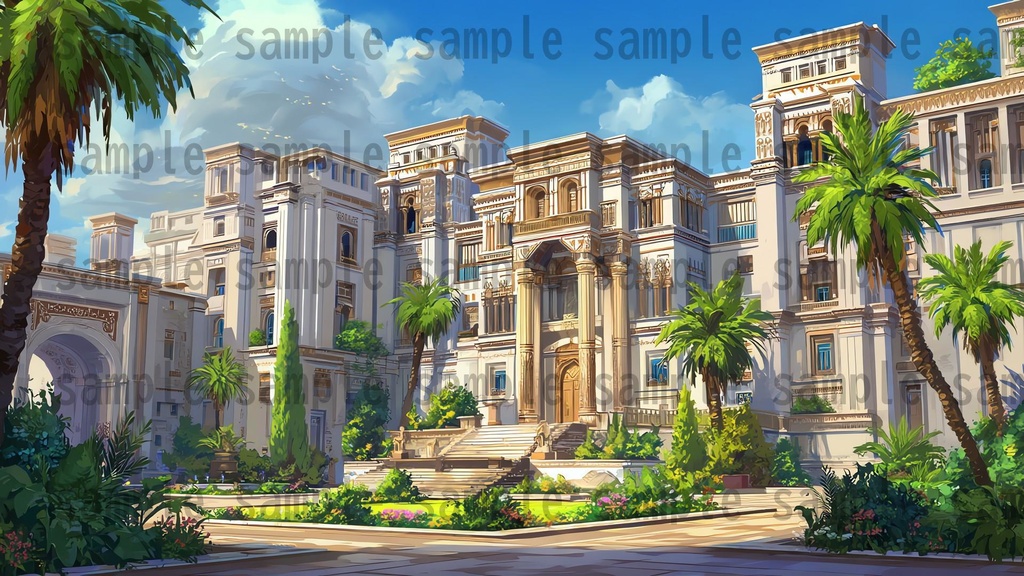 【288枚】古代エジプト ファンタジー背景イラスト【著作権フリー素材】