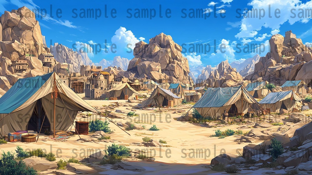 【288枚】古代エジプト ファンタジー背景イラスト【著作権フリー素材】