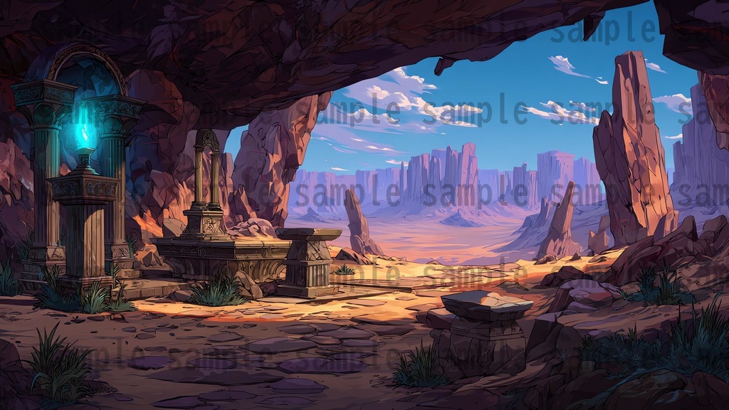 【288枚】古代エジプト ファンタジー背景イラスト【著作権フリー素材】