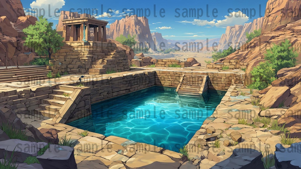 【288枚】古代エジプト ファンタジー背景イラスト【著作権フリー素材】