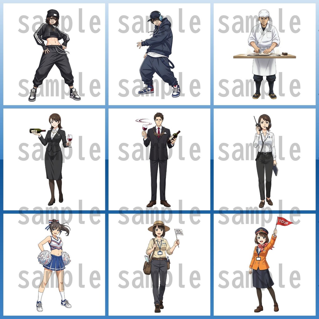 【151枚】現代人 職業立ち絵イラスト【著作権フリー素材】TRPG/男女全身画像