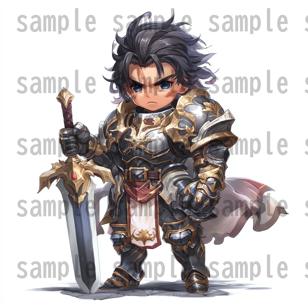 【96枚】デフォルメ RPG NPC立ち絵イラスト【著作権フリー素材】男女全身画像