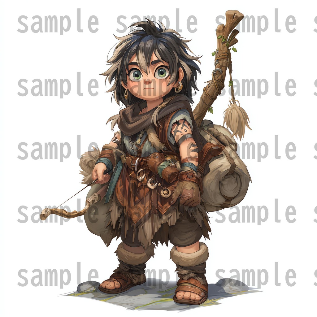 【96枚】デフォルメ RPG NPC立ち絵イラスト【著作権フリー素材】男女全身画像