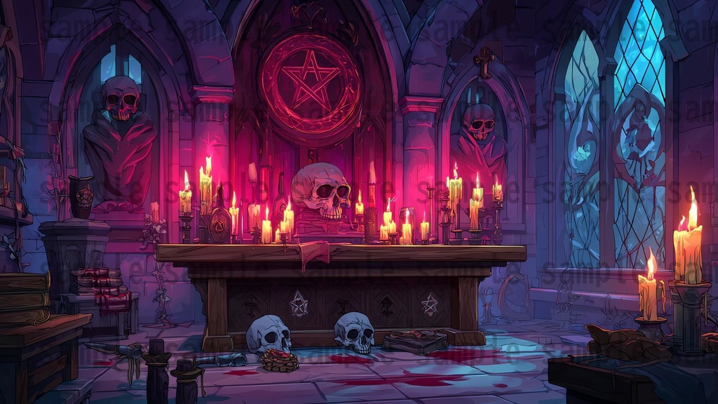 【107種 214枚】クトゥルフ神話TRPG等に使えそうな背景イラスト【著作権フリー素材】