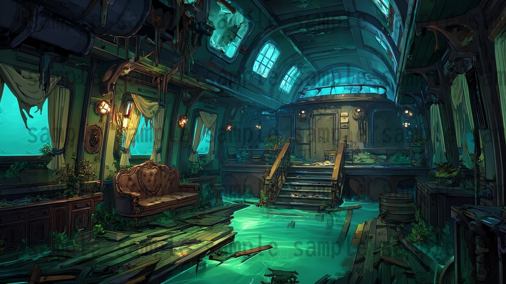 【107種 214枚】クトゥルフ神話TRPG等に使えそうな背景イラスト【著作権フリー素材】