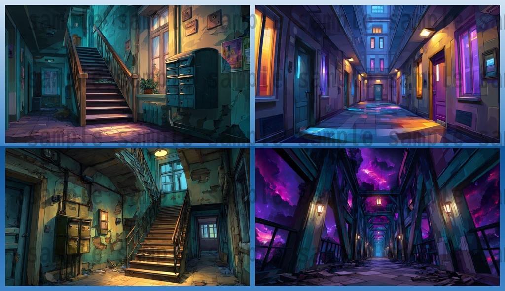 【107種 214枚】クトゥルフ神話TRPG等に使えそうな背景イラスト【著作権フリー素材】