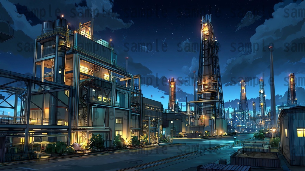 【182枚】SF・未来都市国家 背景イラスト【著作権フリー素材】スマートシティ風景画像