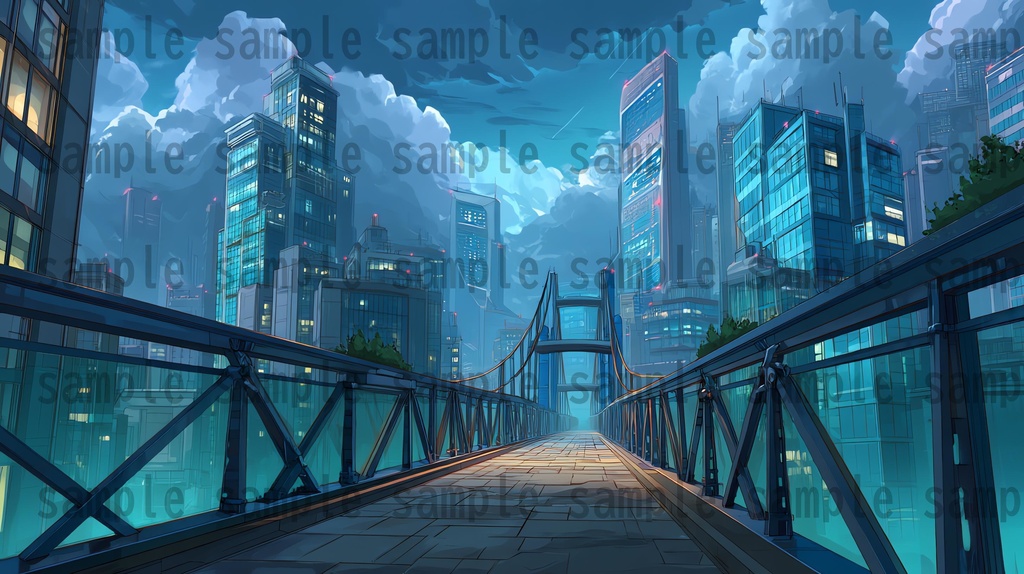 【182枚】SF・未来都市国家 背景イラスト【著作権フリー素材】スマートシティ風景画像