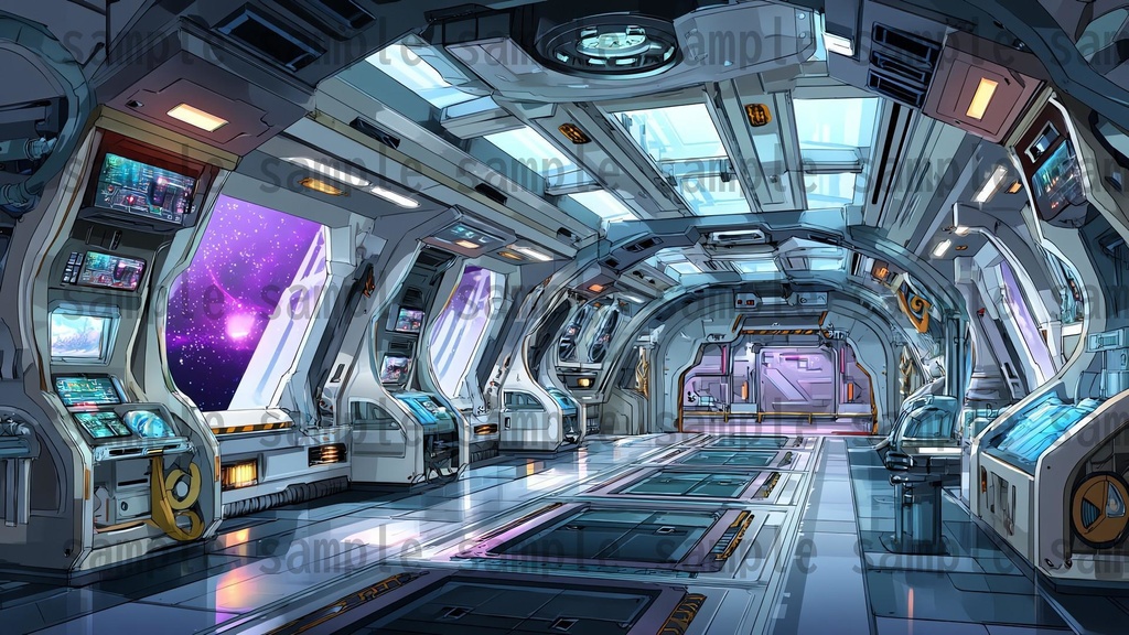 【182枚】SF・未来都市国家 背景イラスト【著作権フリー素材】スマートシティ風景画像