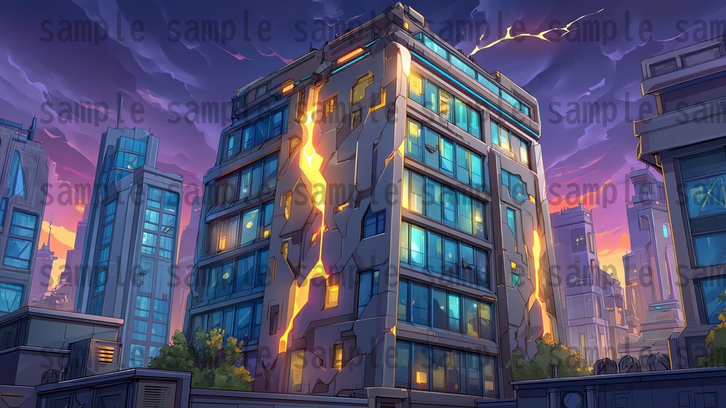 【182枚】SF・未来都市国家 背景イラスト【著作権フリー素材】スマートシティ風景画像