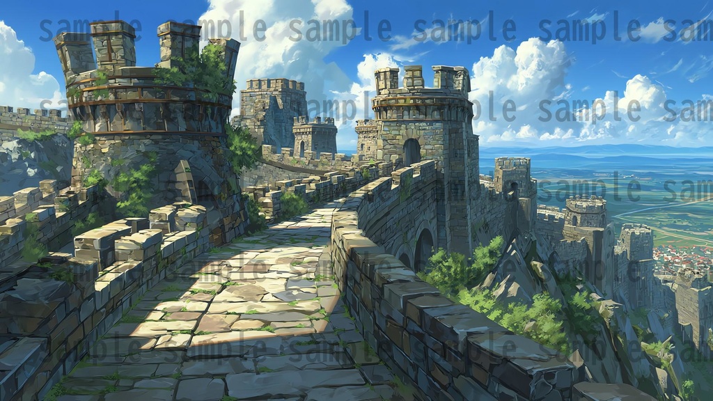 【372枚】ファンタジーRPG お城関連の背景イラスト【著作権フリー素材】