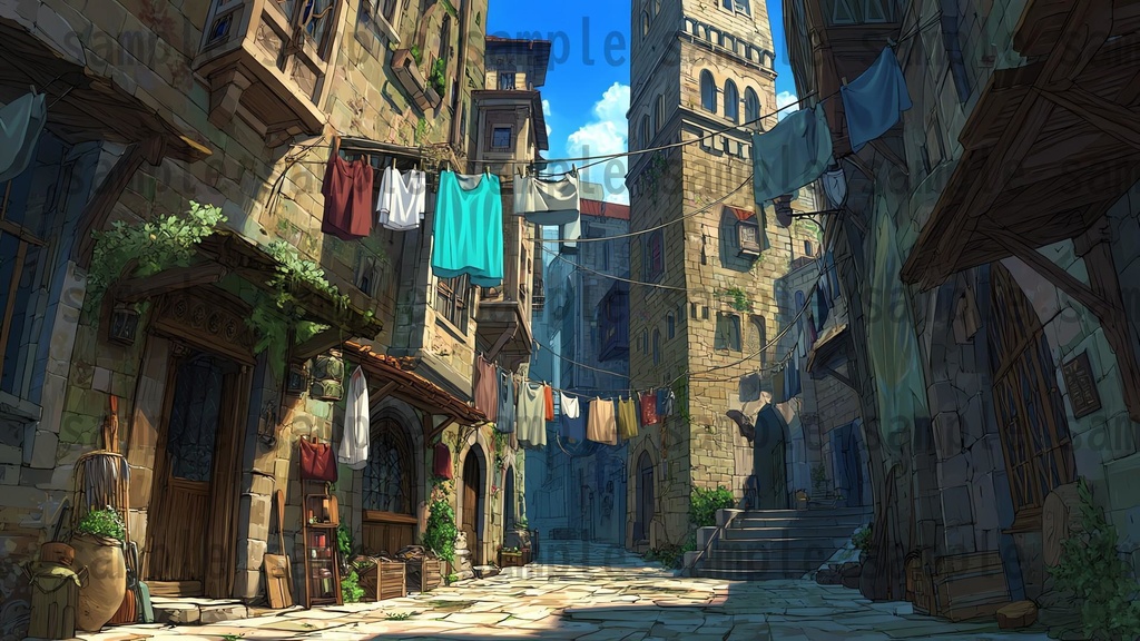 【372枚】ファンタジーRPG お城関連の背景イラスト【著作権フリー素材】