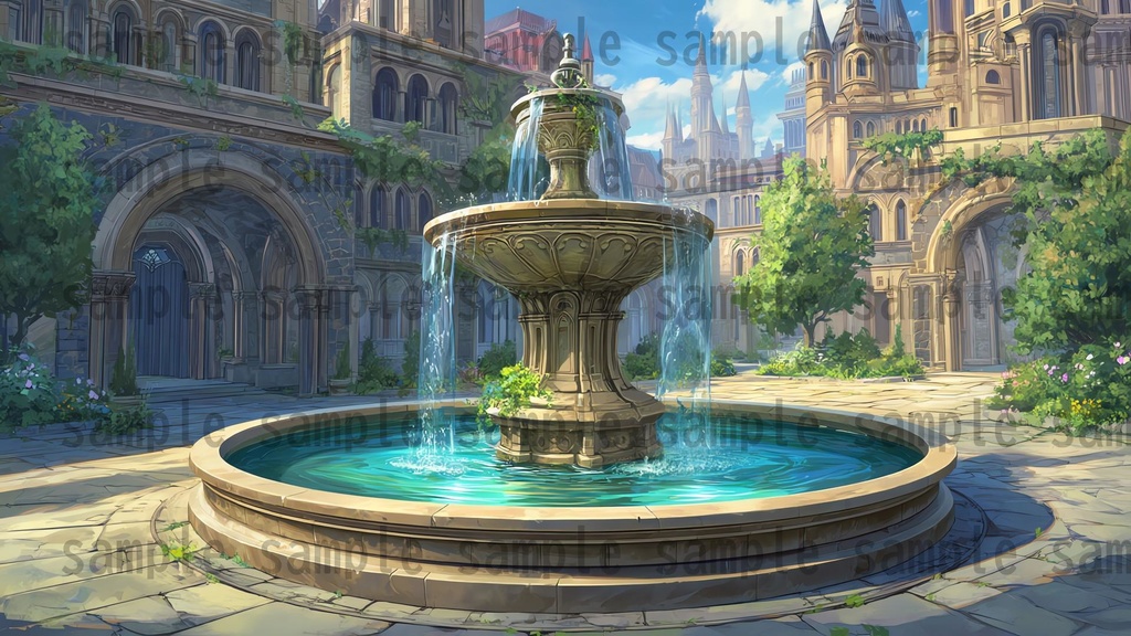 【372枚】ファンタジーRPG お城関連の背景イラスト【著作権フリー素材】