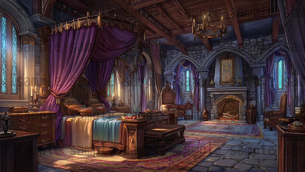 【372枚】ファンタジーRPG お城関連の背景イラスト【著作権フリー素材】