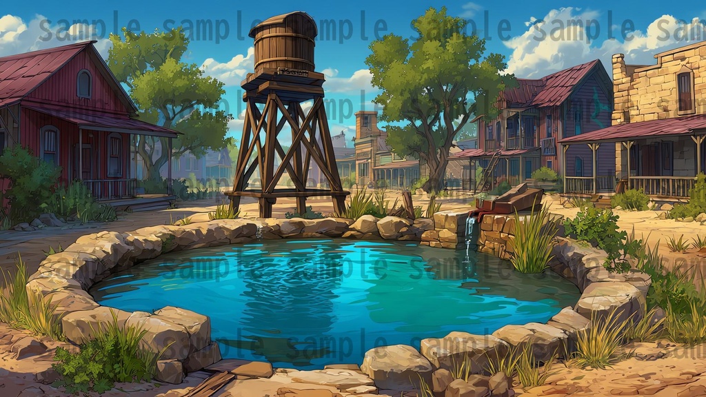 【279枚】アメリカ西部開拓時代 背景イラスト【著作権フリー素材/風景画】