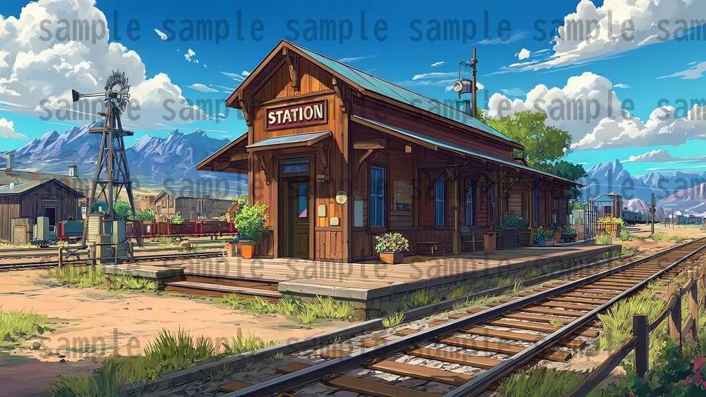 【279枚】アメリカ西部開拓時代 背景イラスト【著作権フリー素材/風景画】