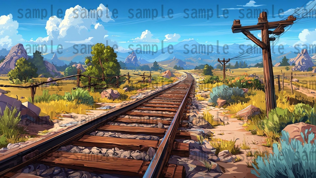 【279枚】アメリカ西部開拓時代 背景イラスト【著作権フリー素材/風景画】