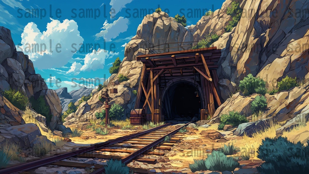 【279枚】アメリカ西部開拓時代 背景イラスト【著作権フリー素材/風景画】