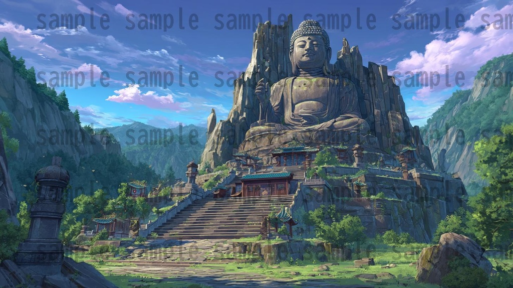 【276枚】中国ファンタジー 風景イラスト【著作権フリー素材】中華背景画像