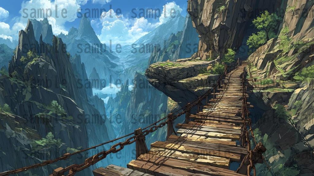 【276枚】中国ファンタジー 風景イラスト【著作権フリー素材】中華背景画像