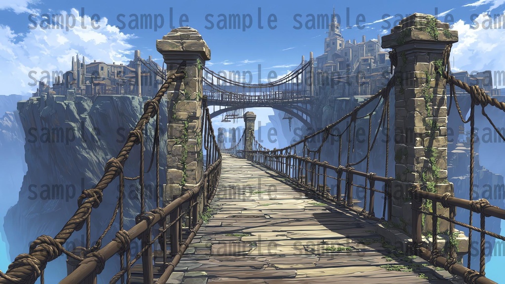 【282枚】ファンタジーRPGの街中の風景・背景イラスト【著作権フリー素材】