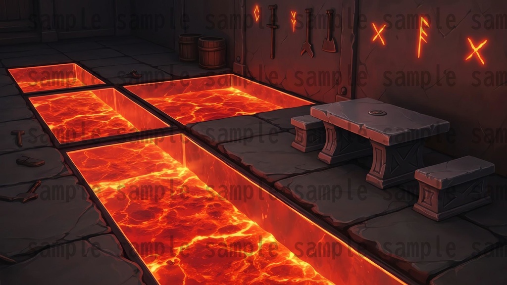 【122枚】地下鉱山 ファンタジー背景イラスト【著作権フリー素材】