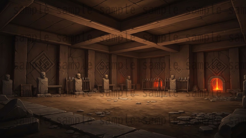 【122枚】地下鉱山 ファンタジー背景イラスト【著作権フリー素材】