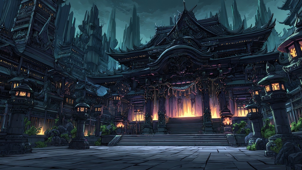 【176枚】黄泉の国 ファンタジーRPG 背景イラスト【著作権フリー画像】