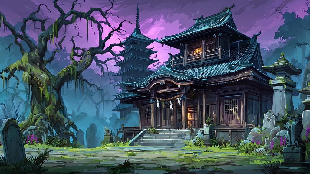 【176枚】黄泉の国 ファンタジーRPG 背景イラスト【著作権フリー画像】