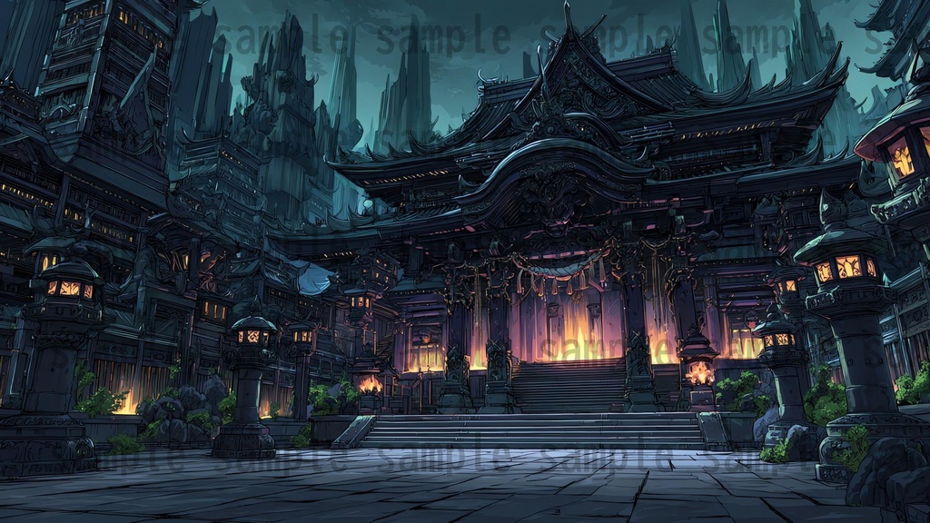 【176枚】黄泉の国 ファンタジーRPG 背景イラスト【著作権フリー画像】