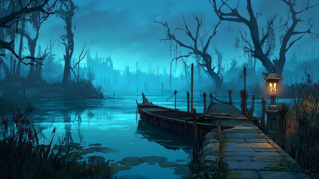 【176枚】黄泉の国 ファンタジーRPG 背景イラスト【著作権フリー画像】