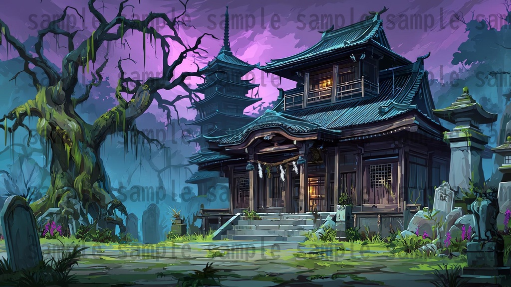 【176枚】黄泉の国 ファンタジーRPG 背景イラスト【著作権フリー画像】