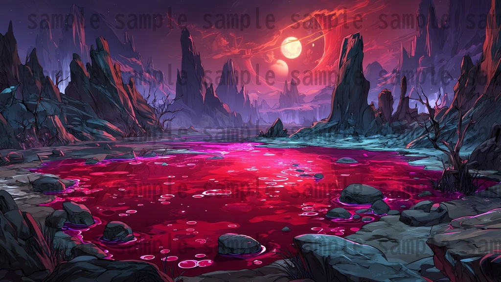 【176枚】黄泉の国 ファンタジーRPG 背景イラスト【著作権フリー画像】