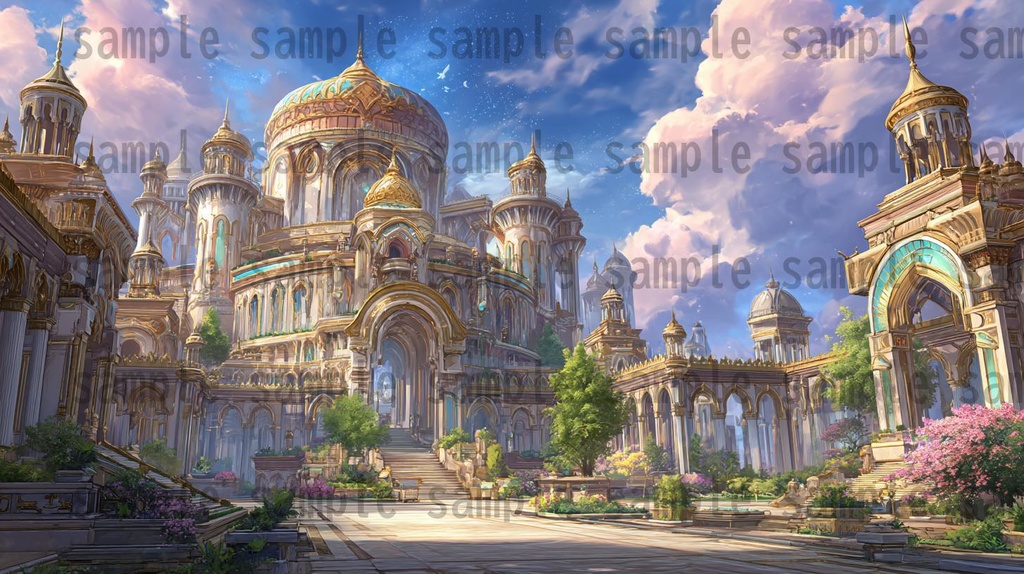 【176枚】古代インドファンタジー背景イラスト【著作権フリー画像】