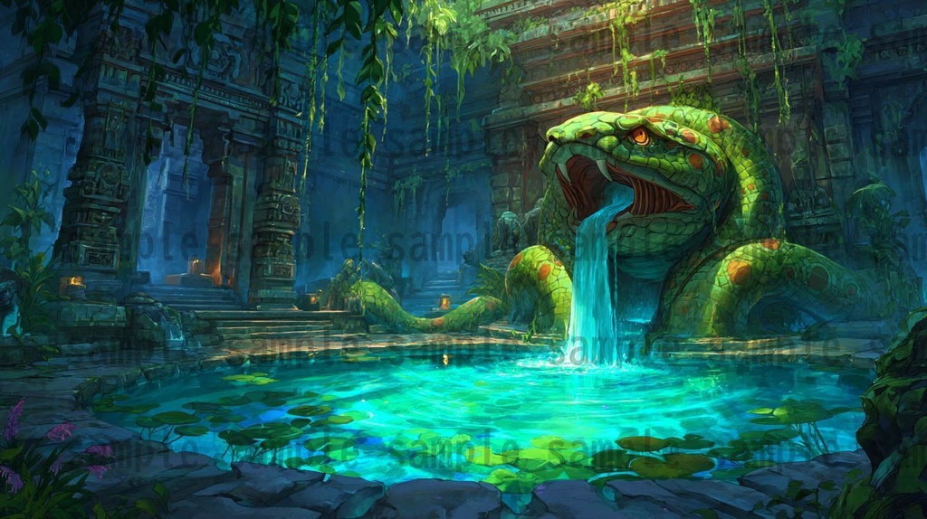 【176枚】古代インドファンタジー背景イラスト【著作権フリー画像】