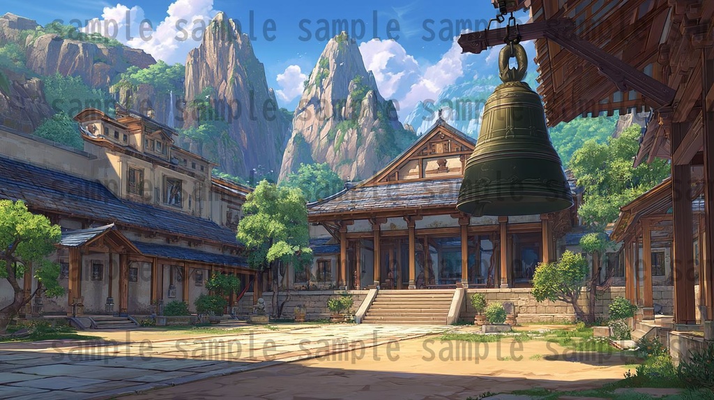 【176枚】古代インドファンタジー背景イラスト【著作権フリー画像】