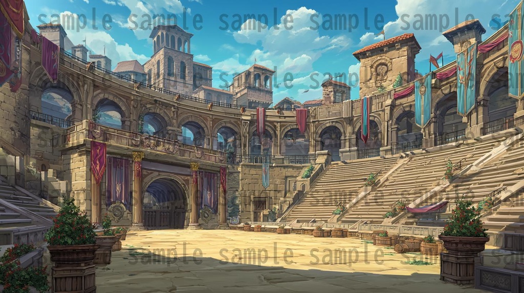 【176枚】古代インドファンタジー背景イラスト【著作権フリー画像】