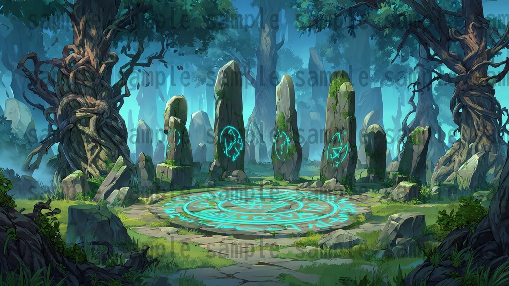 【198枚】古代日本風 ファンタジー背景イラスト【著作権フリー画像】