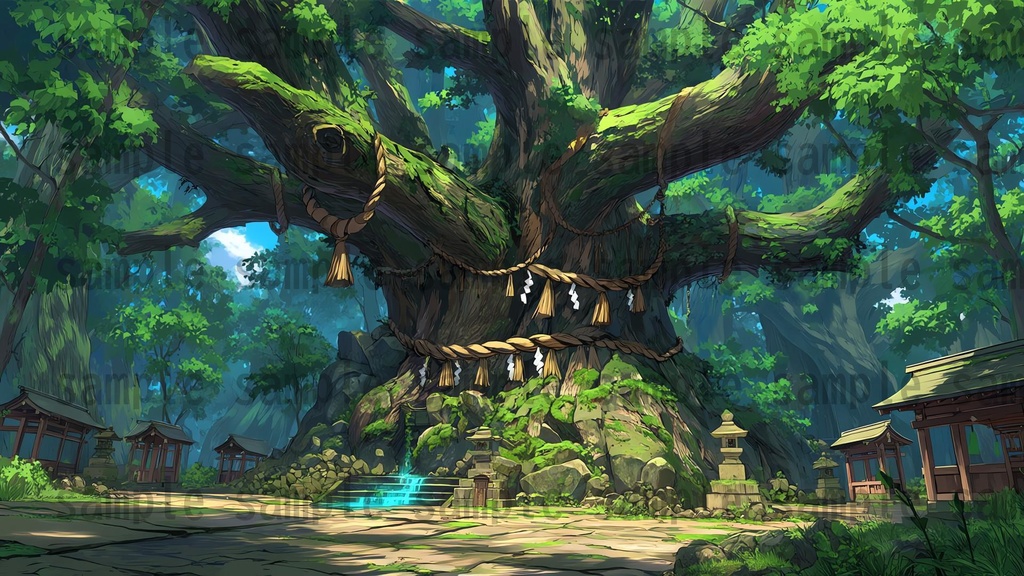 【198枚】古代日本風 ファンタジー背景イラスト【著作権フリー画像】