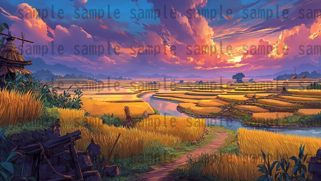 【198枚】古代日本風 ファンタジー背景イラスト【著作権フリー画像】